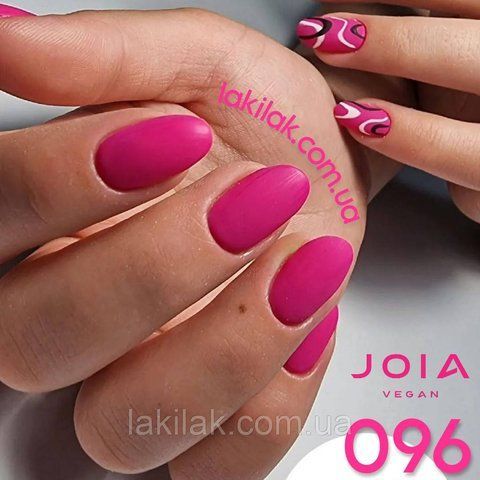 Гель-лак JOIA vegan 096 насыщенный розовый, 6 мл joia096 фото