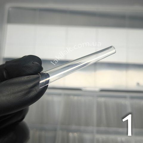 Гелеві тіпси для нарощення довга балерина 24шт tips_gel_long bal_24 фото