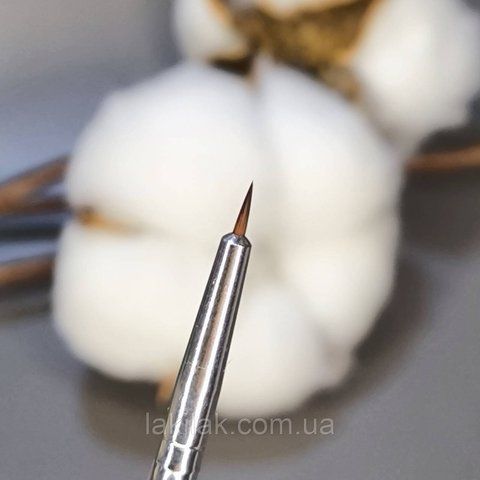 Кисть для росписи ногтей Global Fashion 000 (ворс 5мм) brush_global_white_000 фото