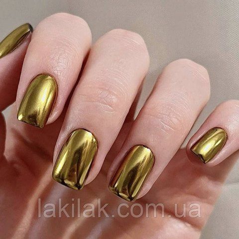 Дзеркальна втирка №1 (золото) + аплікатор vtirka_designer_01 фото