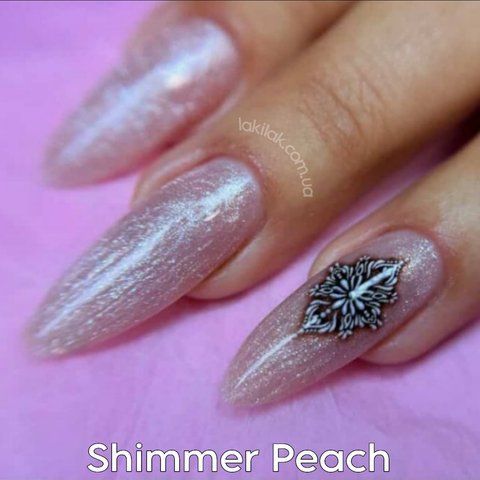 Гель для нарощення нігтів Польща Shimmer Peach 5мл gel_silcare_sh_peach_50ml фото