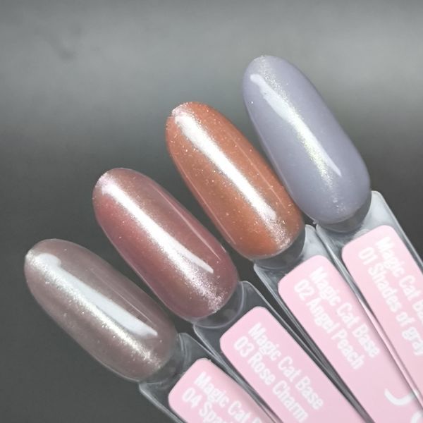 База для нігтів JOIA vegan Magic Cat Base 01 Shades of gray (з ефектом котячого ока) 8мл joia_magic_cat_base_01 фото
