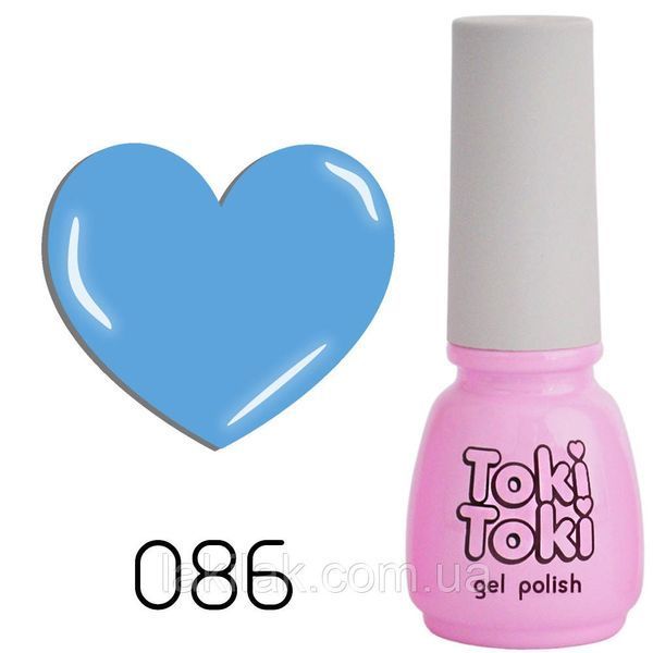 Гель-лак Toki-Toki № 086 блакитний 5мл tokitoki_086 фото