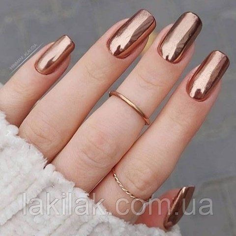 Дзеркальна втирка №10 (рожеве золото) + аплікатор vtirka_designer_10 фото