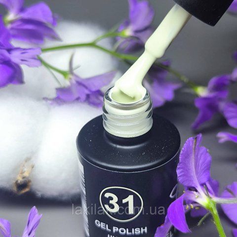 Гель-лак для нігтів Bee Nails 031 (світло-кремовий з жовтим відтінком) 8мл bee_nails_031 фото