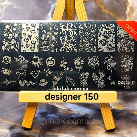 Пластина 150 для стемпинга Designer Professional (12х6см) plastina_designer_150 фото