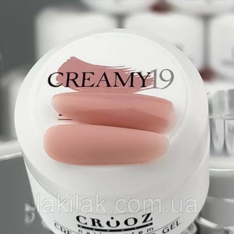 Гель для наращивания ногтей Crooz Creamy gel 19 (телесно-персиковый) 15мл gel_crooz_creamy_19_30ml фото