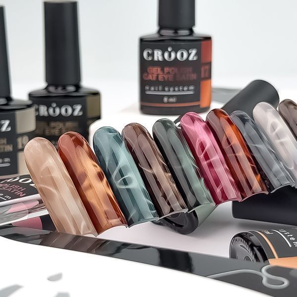 Гель-лак сатиновая кошка Crooz №16 Satin Cat (сочный розово-малиновый) 8мл crooz_satin_cat_16 фото