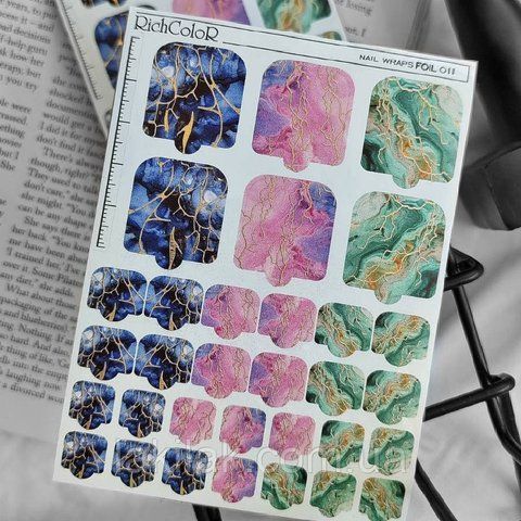 Плівка для дизайну нігтів RichColor 011 для педикюру (8.5x11.5см) plivka_pedicure_rich_011 фото