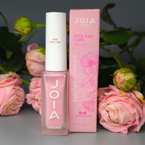 Укрепляющее базовое покрытие для ногтей JOIA vegan Pink Nail Care 8 мл joia_102219 фото