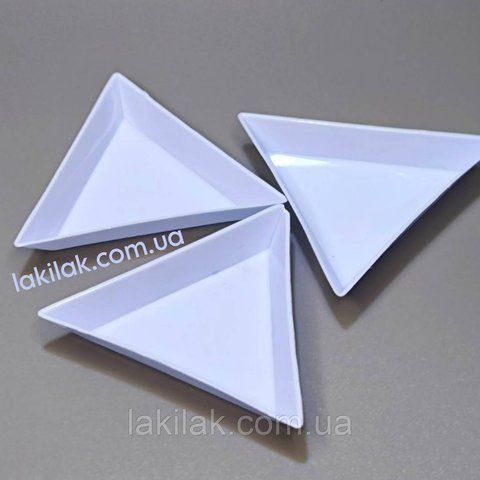 Пластиковий трикутник для страз і декору (блакитний) trikutnik_blue фото