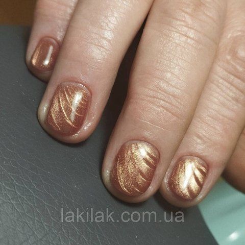 Гель-лак для нігтів Bee Nails 26D котяче око 19 (рожеве золото) 8мл bee_nails_cat_19 фото