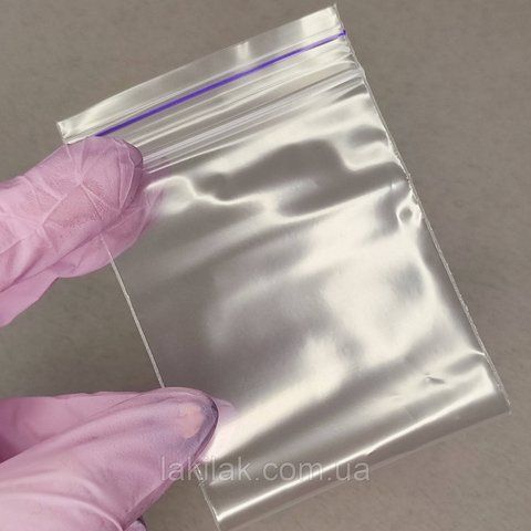 Пакет с замком zip-lock (60х80мм) 10шт zip_60x80_100 фото