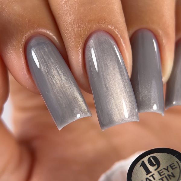 Гель-лак сатинова кішка Crooz №19 Satin Cat (молочно-сірий) 8мл crooz_satin_cat_19 фото