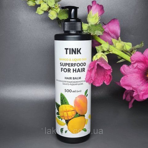 Бальзам для пошкодженого волосся Манго-Рідкий шовк Tink 500 мл balsam_tint_mango_500ml фото