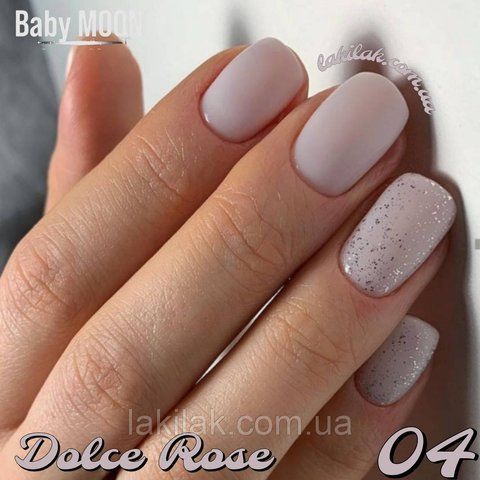 Гель-лак BABY MOON Dolce Rose №04 молочно-зефірний, 6 мл baby_moon_rose_04 фото