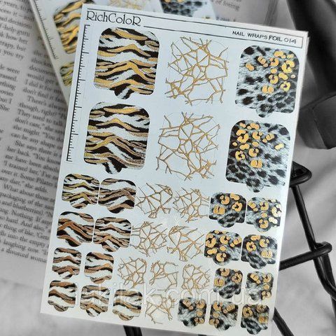 Плівка для дизайну нігтів RichColor 014 для педикюру (8.5x11.5см) plivka_pedicure_rich_014 фото