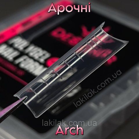 Верхние формы №4 арочные (набор 120шт) в боксе form_plastic_arch_120 фото
