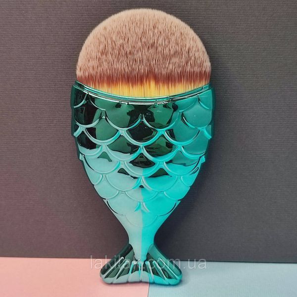 Щетка рыбка от пыли для маникюра (бирюзовая) brush_fish_1 фото
