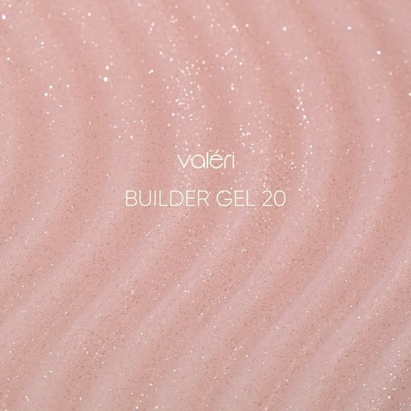 Гель для нарощення нігтів Valeri Builder Gel №20 (холодний рожевий з шимером) 15мл valeri_builder_gel_20_15m фото