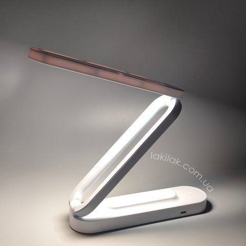 Настільна лампа на аккумуляторі 3W розкладна (біла) table_lamp_3w_akum фото