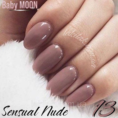 Гель-лак BABY MOON Sensual Nude №13 темний бежево-рожевий, 6 мл baby_moon_sensual_13 фото