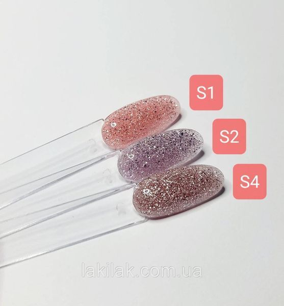 Полігель с шимером Bee Nails №S04 в тюбику 30мл polygel_bee_nails_S04 фото