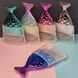 Щетка рыбка от пыли для маникюра (малиново-синяя с серым ворсом) brush_fish_3 фото 3
