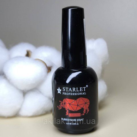 Каучукова база Strong Rubber Base Coat Starlet Professional 15мл base_starlet_strong_15ml фото