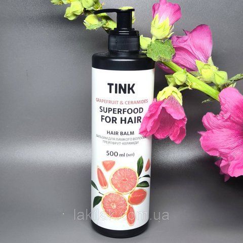 Бальзам для жирного волосся Грейпфрут-Зелений чай Tink 500 мл balsam_tint_grape_500ml фото