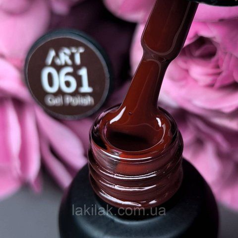 Гель-лак ART in detail 61 (глубокий темно-красный) 6мл art_61 фото