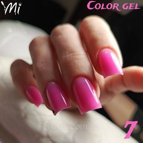 Гель для наращивания ногтей Mi Color Gel 07 (ярко-розовый) 5мл gel_mi_color_07_30ml фото