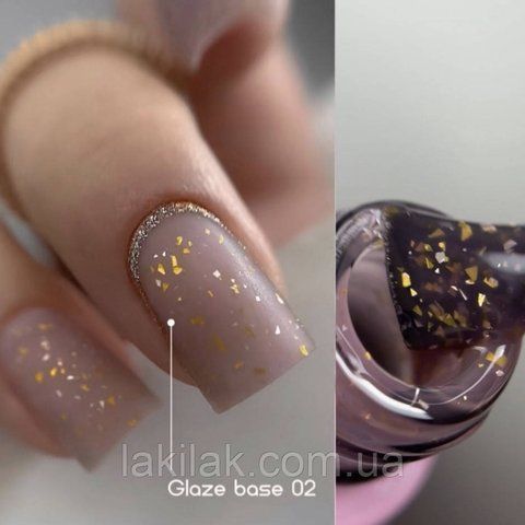 База для гель-лаку Toki-Toki Glaze Base GL02 з поталлю 5мл toki_base_glaze_02 фото