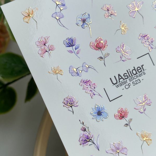Фольгированый слайдер UAslider CF 523 на водяной основе (7x10см) slider_uaslider_CF523 фото