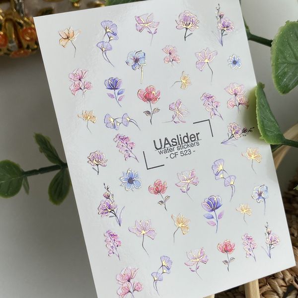 Фольгированый слайдер UAslider CF 523 на водяной основе (7x10см) slider_uaslider_CF523 фото