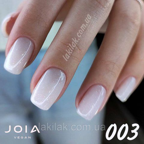 Гель-лак JOIA vegan 003 молочный с шиммером, 6 мл joia003 фото