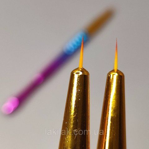 Пензлик для розпису Lilly Beaute ворс 6мм (блакитно-рожева) penz_liner_lilly_6mm фото