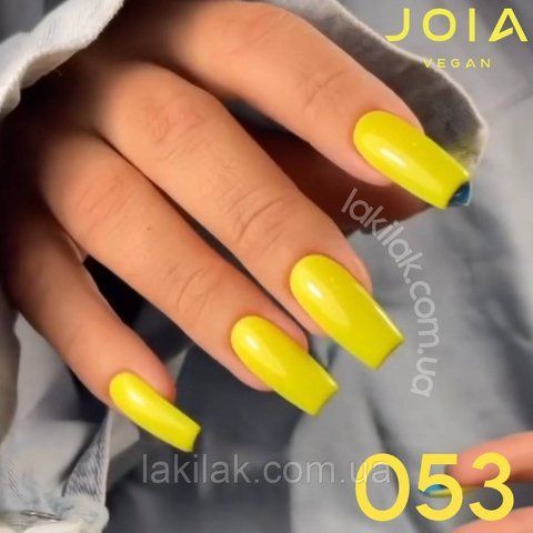 Гель-лак JOIA vegan 053 желтый, 6 мл joia053 фото