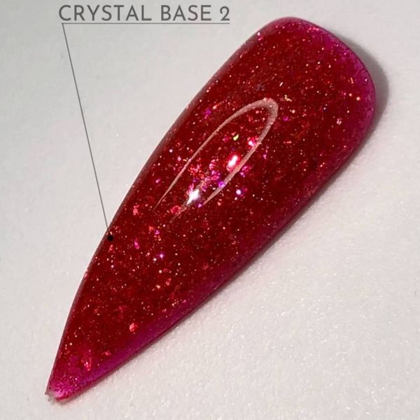 Світловідбивна база Crooz Crystal Base №02 (коралова з блиском) 8мл crooz_base_crystal02_8ml фото