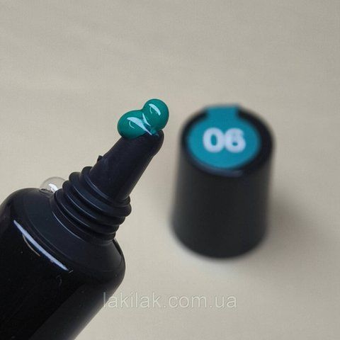 Краска 2в1 Lilly Beaute 06 изумрудная (стемпинг + роспись) 10мл paint_lilly_2in1_06 фото