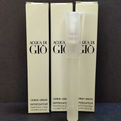 Парфумована вода Giorgio Armani Acqua di Gio 10мл (з роспилювачем), чоловічі parf_aqua_di_gio_10ml фото