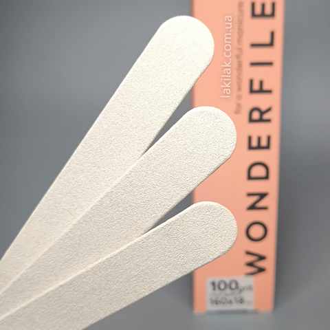 Тонкий змінний файл 100 гріт на клейовій основі для основи Wonderfile wonderfile_file_tonki_100 фото