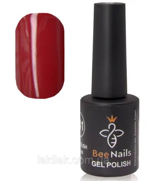 Гель-лак для нігтів Bee Nails 137 (сангрія) 8мл bee_nails_137 фото