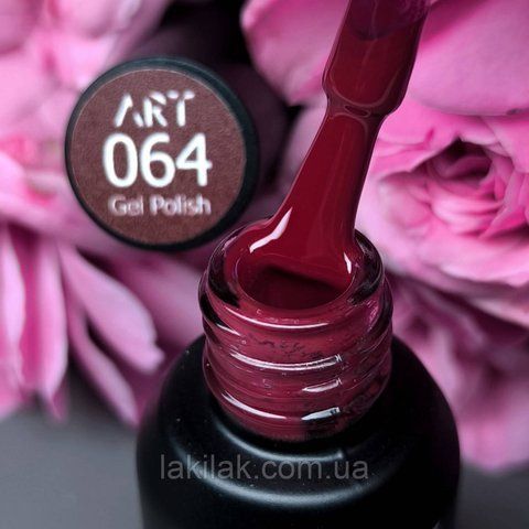 Гель-лак ART in detail 64 (малиново-червоний) 6мл art_64 фото