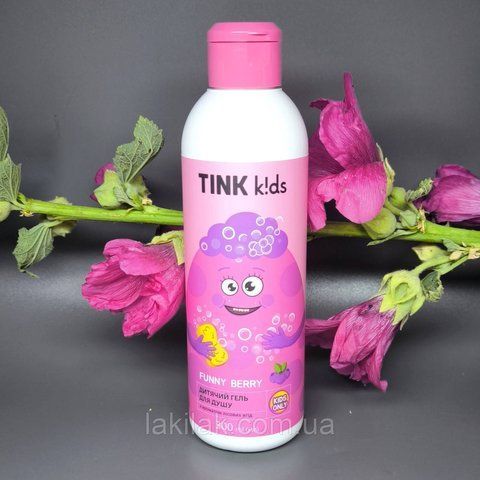 Дитячий гель для душу Sweet Berry (солодкі ягоди) Tink kids 300 мл gel_tintkids_berry_300ml фото