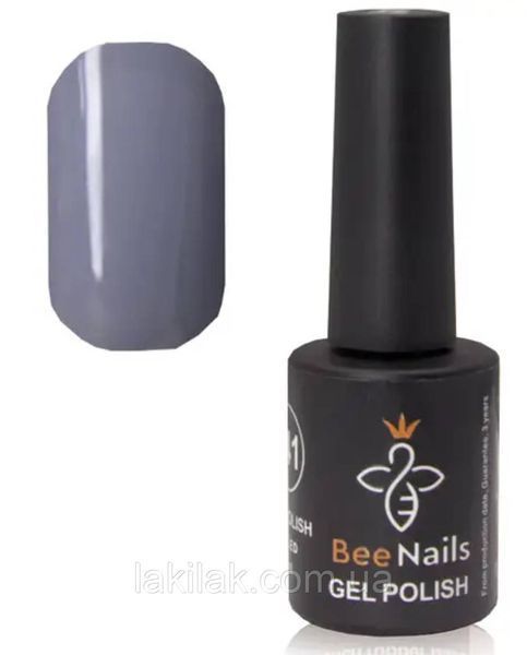 Гель-лак для нігтів Bee Nails 156 (синя сталь) 8мл bee_nails_156 фото