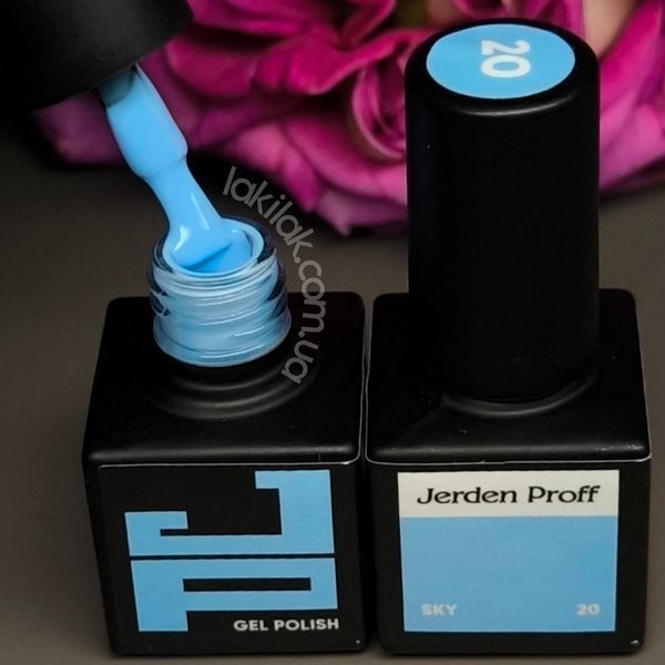 Гель-лак Jerden Proff №20 (небесно-блакитний) 5 мл jerden_proff_20 фото