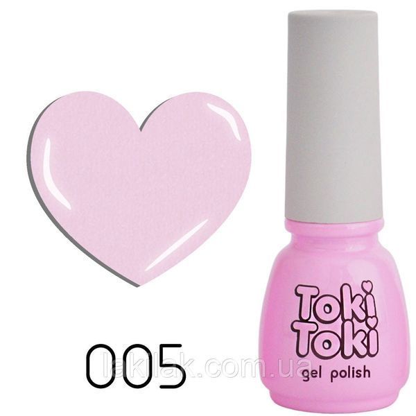 Гель-лак Toki-Toki № 005 cветлый-розовый с блеском 5мл tokitoki_005 фото