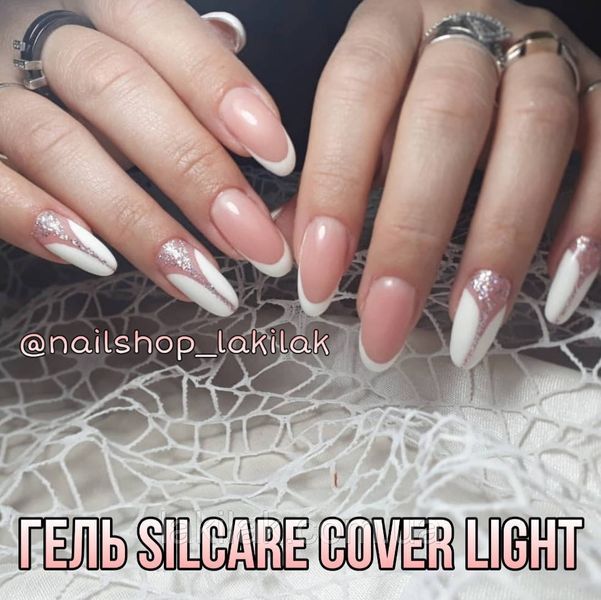 Гель для нарощення нігтів Польща Cover Light 5мл gel_silcare_cov_lght_50ml фото