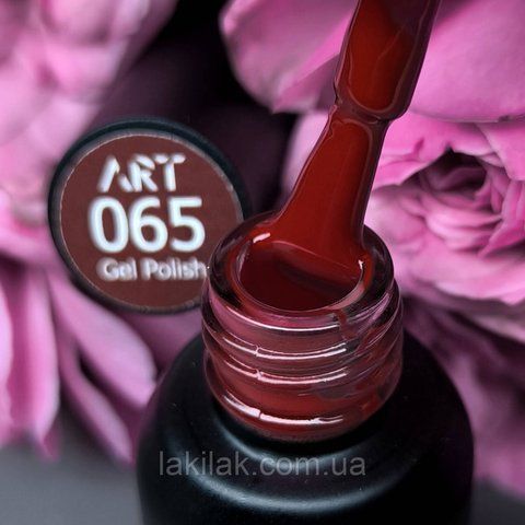 Гель-лак ART in detail 65 (класичний темно-червоний) 6мл art_65 фото
